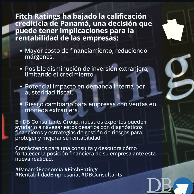 Publicación de DB Consultants Group sobre la baja de calificación de Fitch, abril de 2024