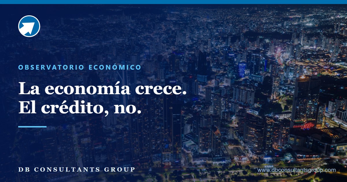 La economía crece 4,8 %, pero el crédito privado apenas se mueve — DB Consultants Group, Panamá